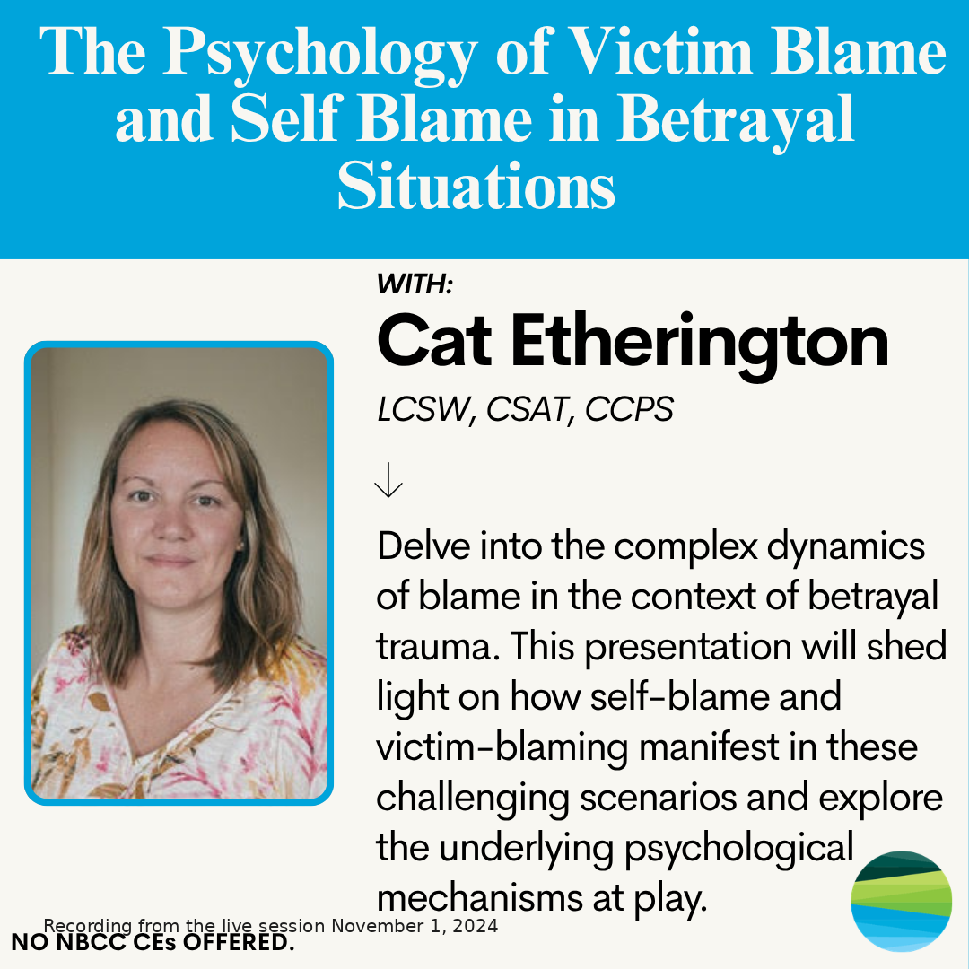 The Psychology of Victim Blame and Self Blame in Betrayal Situations — Cat Etherington